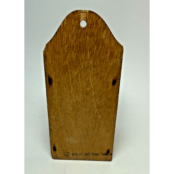 Vintage Snow White Wood Storage Box Walt Disney Productions 1964 Crayons Be Tidy - Picture 3 of 8